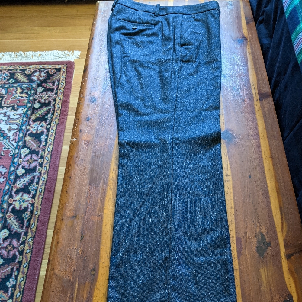 Talbot's blue tweed dress pants